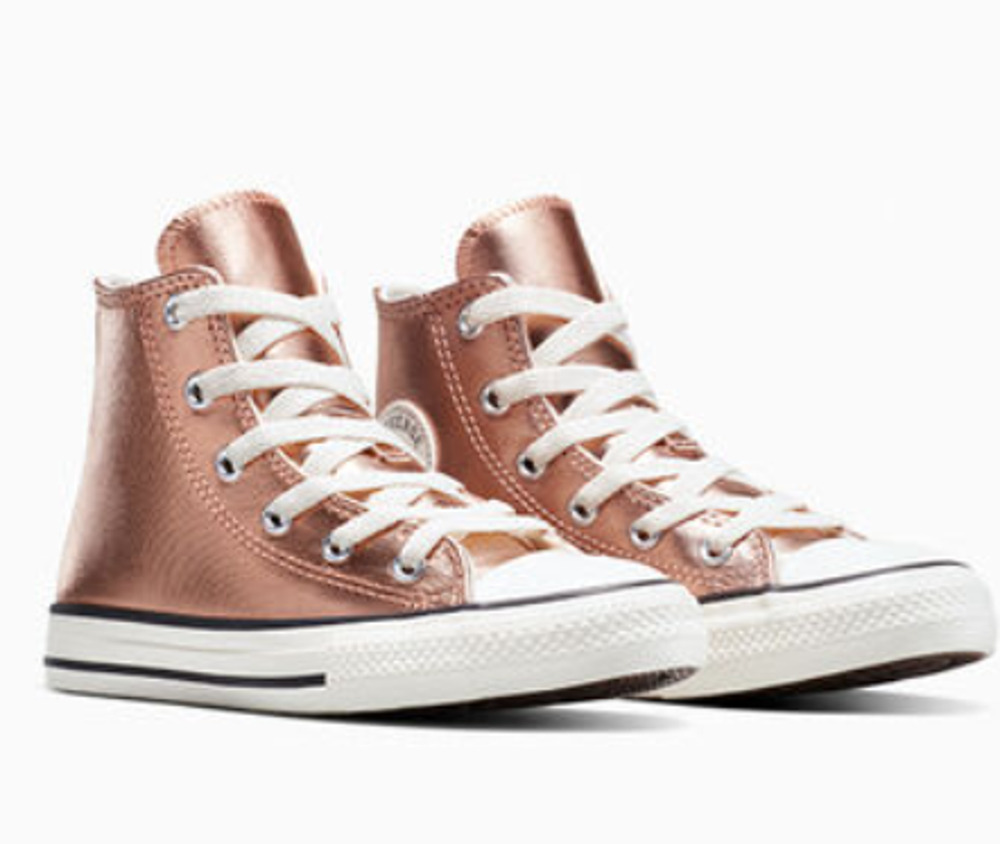 Converse CTAS Metallic HiTop Sneakers Women Size 7 Gold A11792C NWT